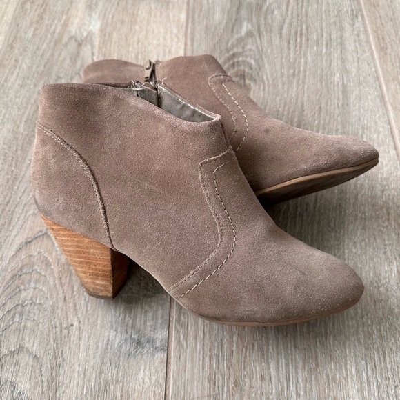 Suede Booties - Picture 1 of 8